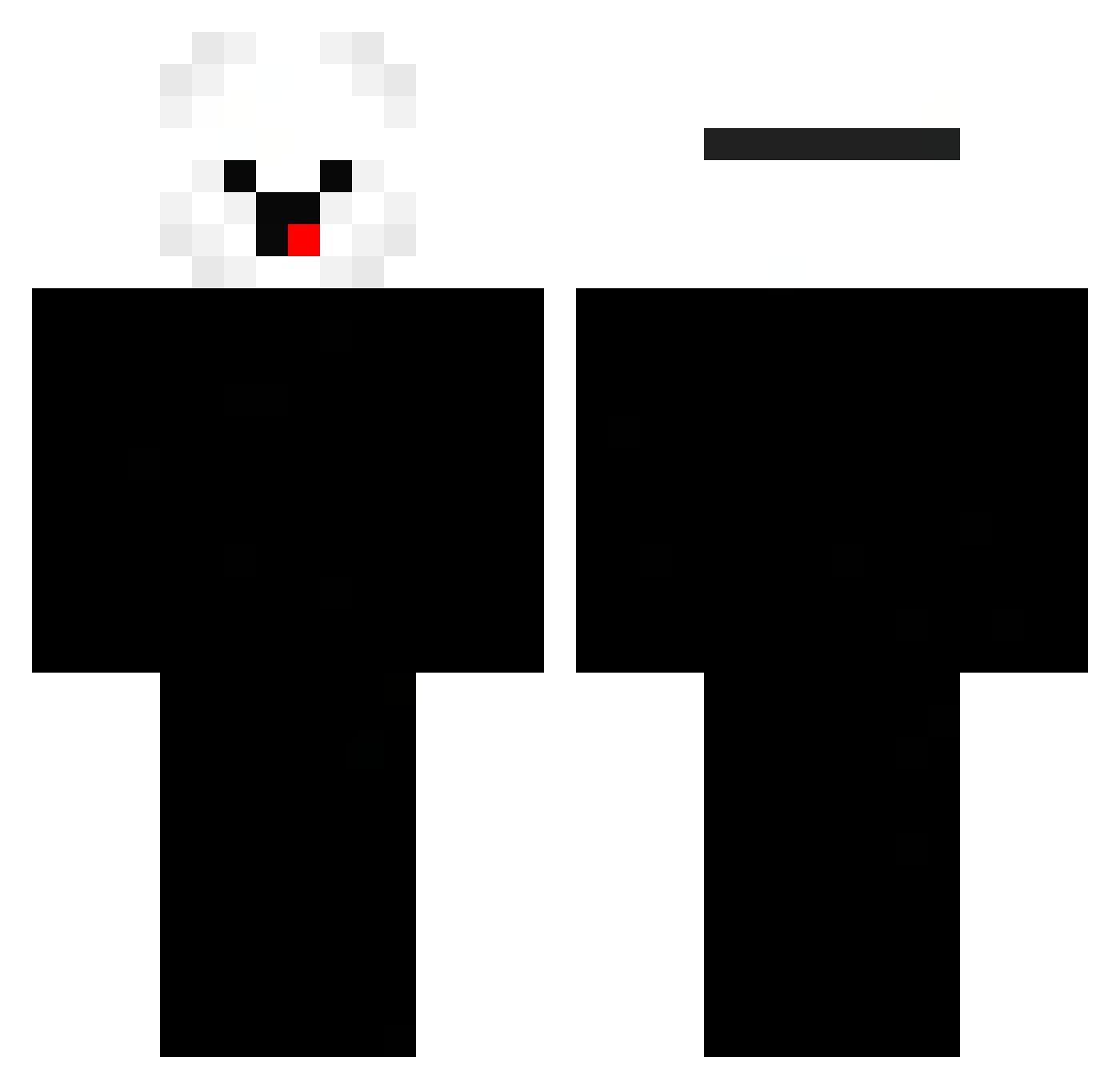 MANGMANG77 Minecraft skin, front and back view