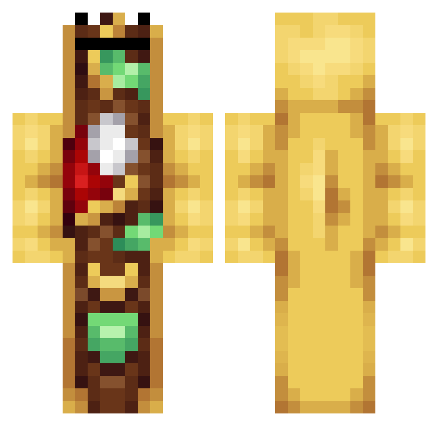 TacoBellVatooooo Minecraft skin, front and back view