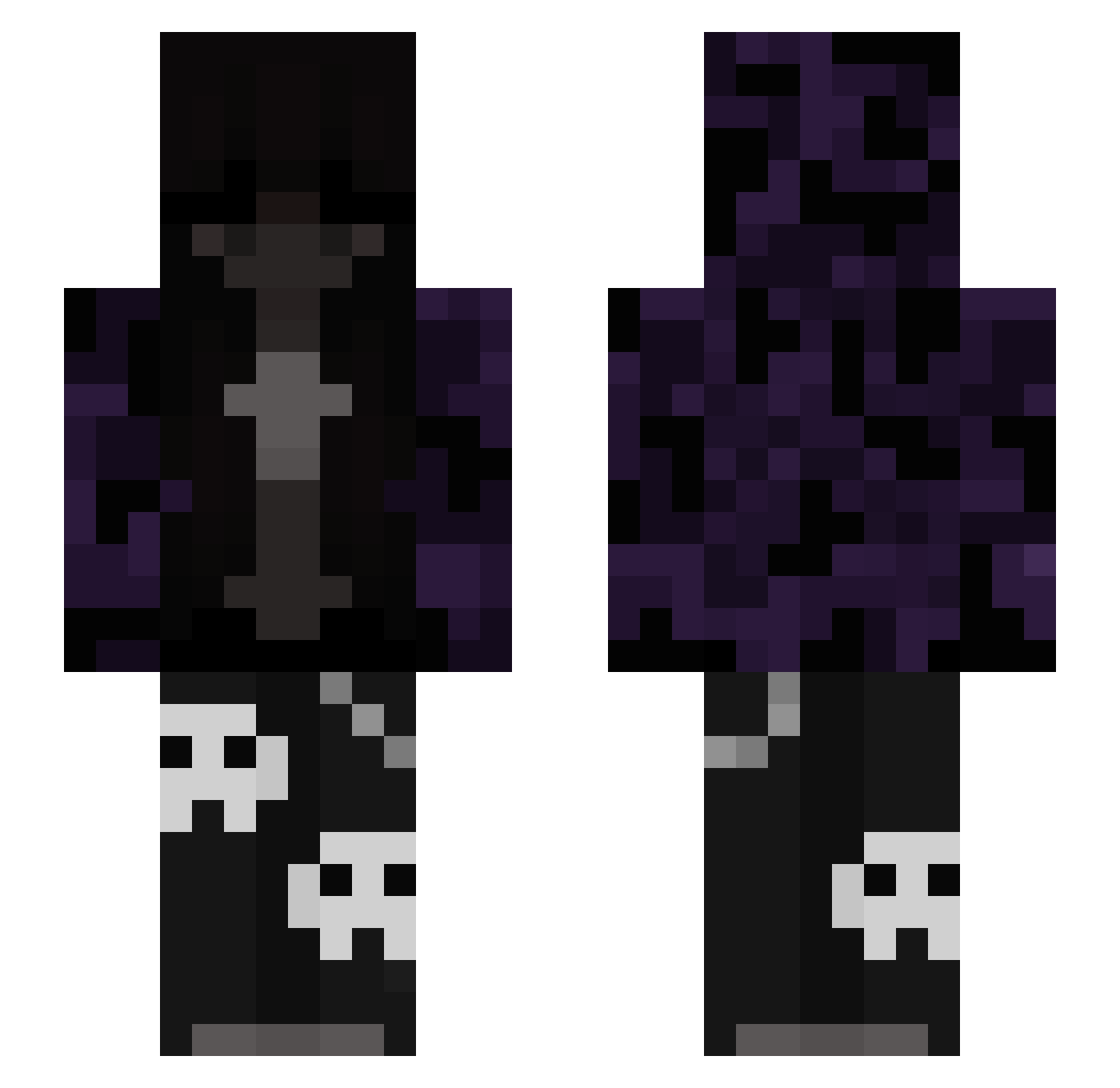 SuremenPaFrancai Minecraft skin, front and back view