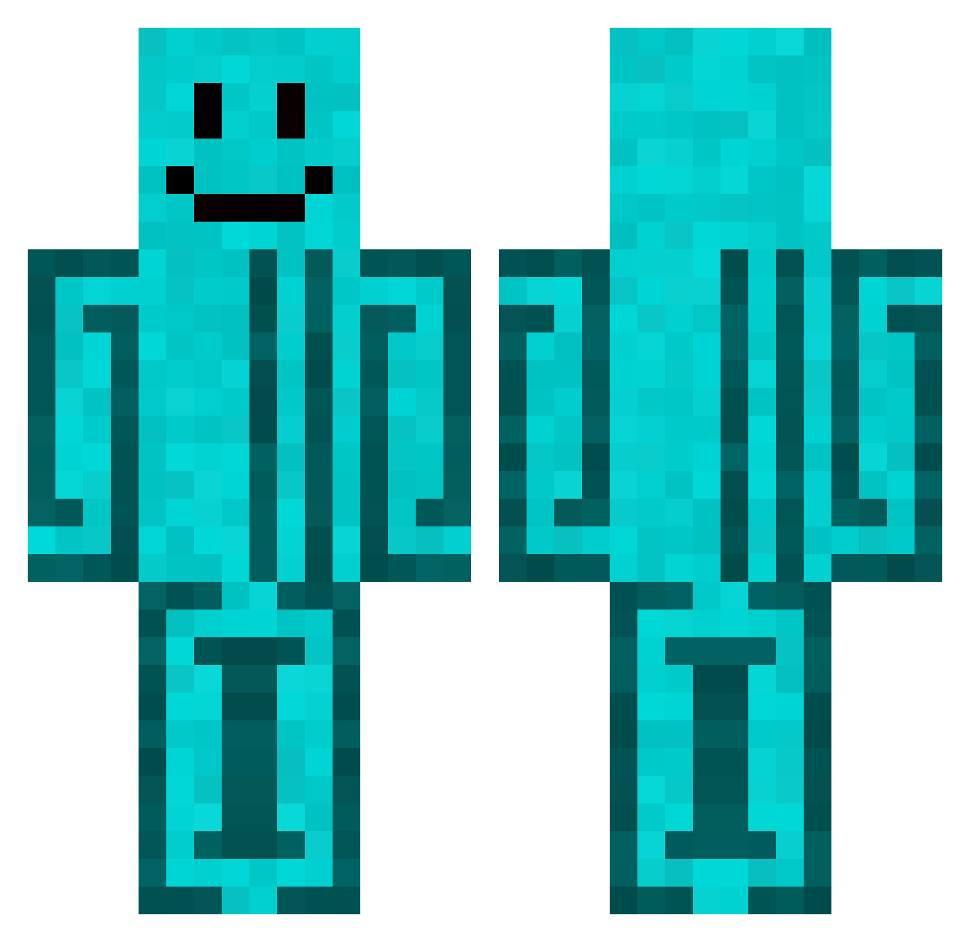 poyota0047 Minecraft skin, front and back view