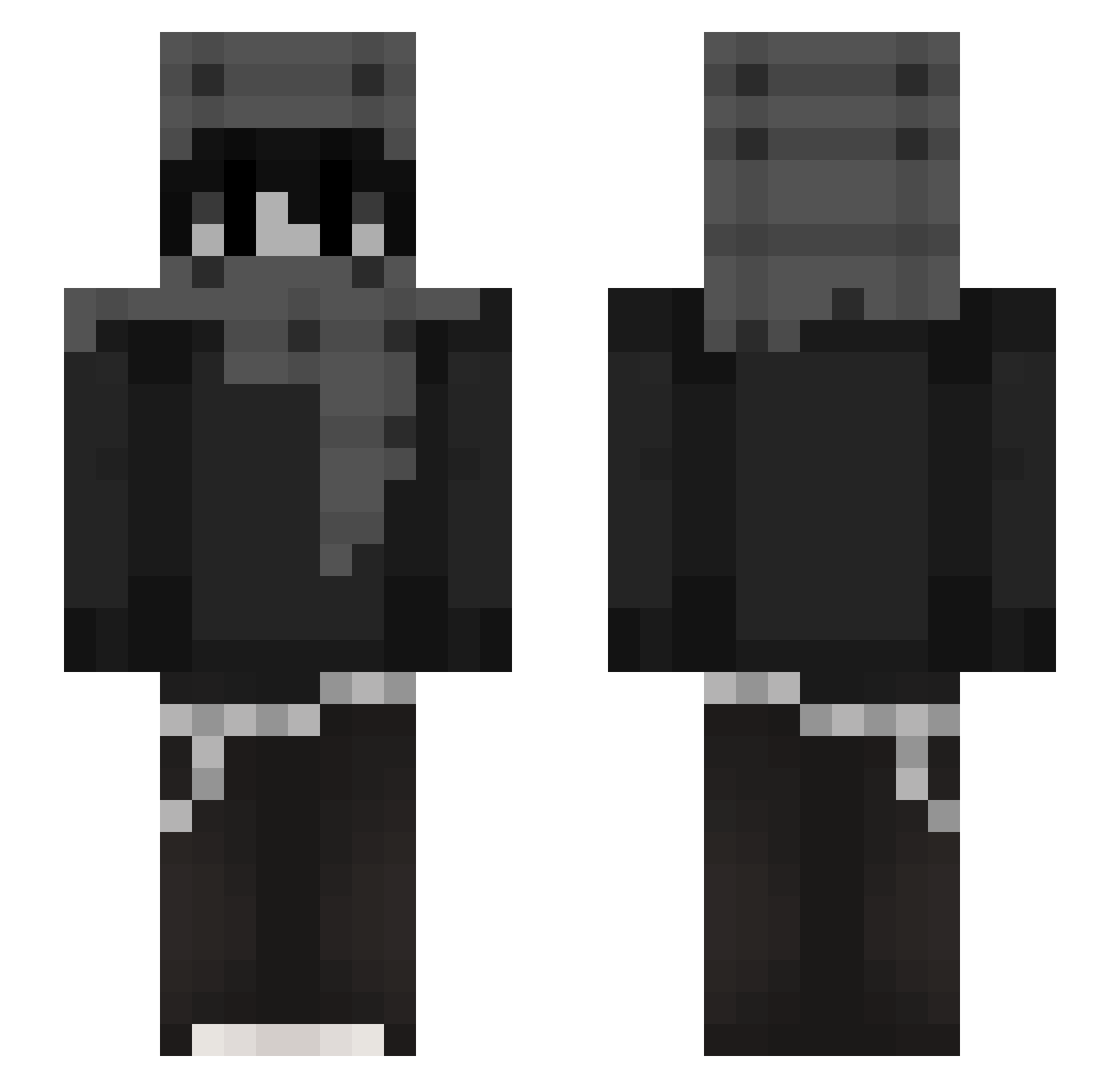riopuxd Minecraft skin, front and back view
