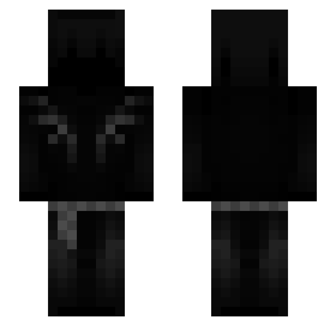 rainbowneos43 Minecraft skin, front and back view