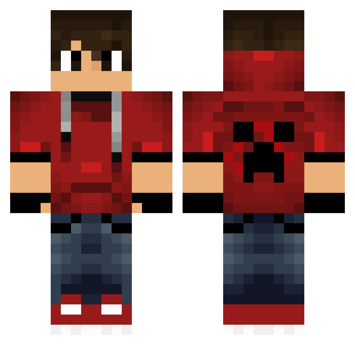 UltimateZ_ Minecraft skin, front and back view