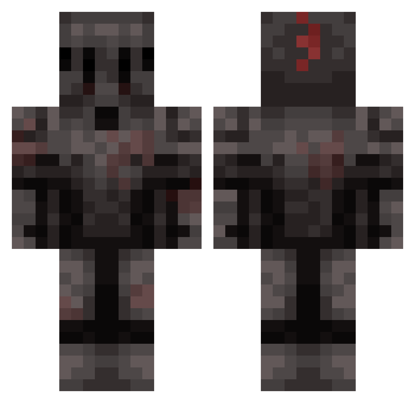 trooper1111 Minecraft skin, front and back view
