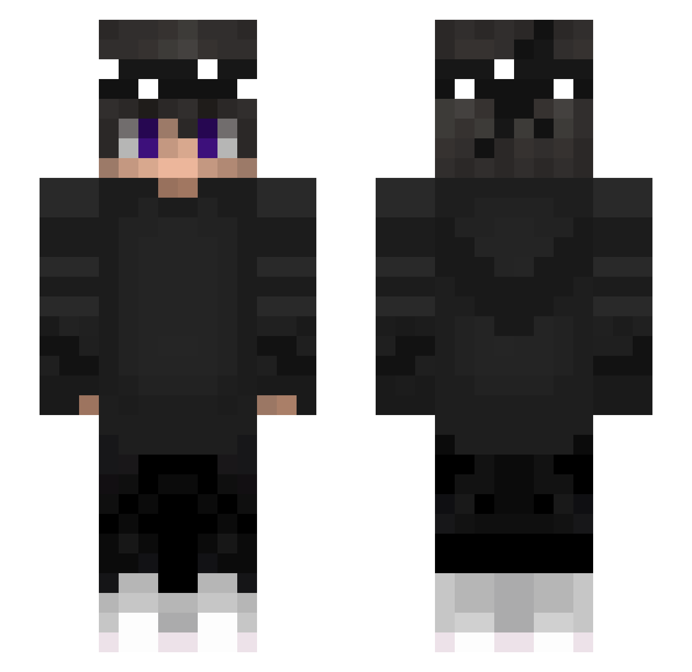 Riloss_ Minecraft skin, front and back view