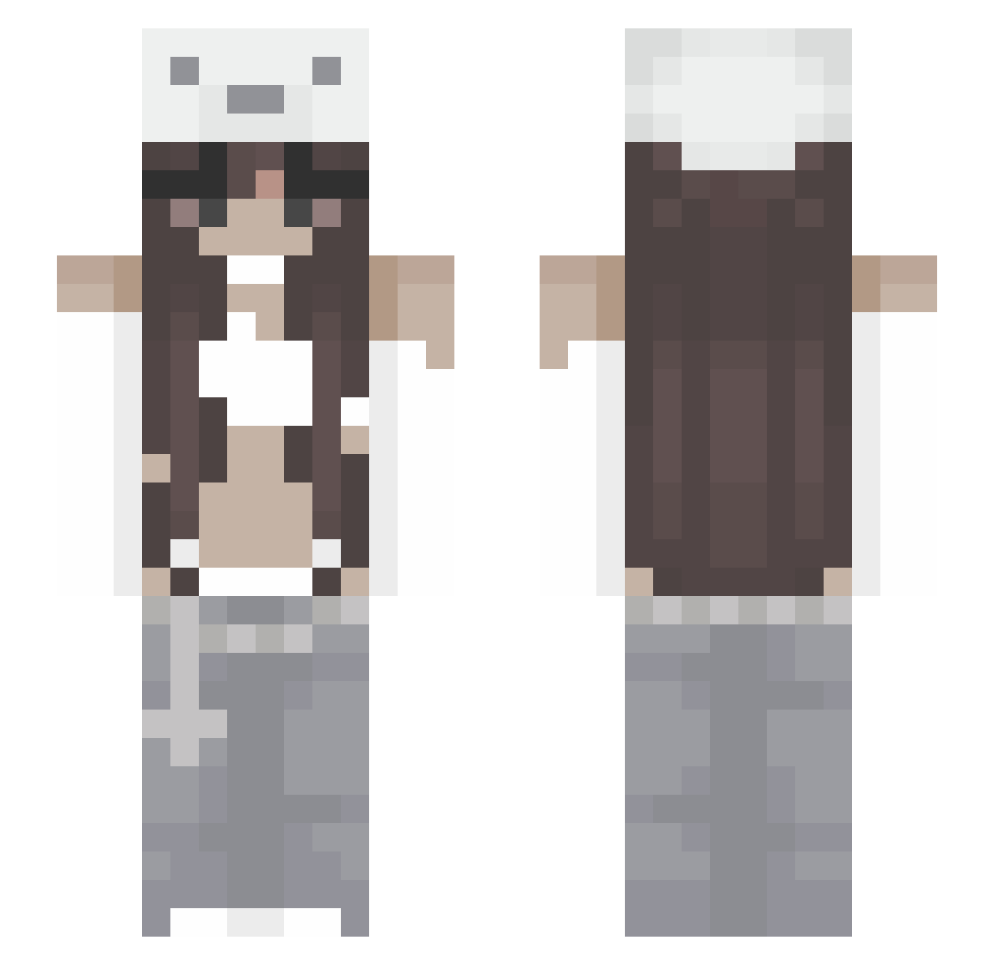 smiec_ Minecraft skin, front and back view