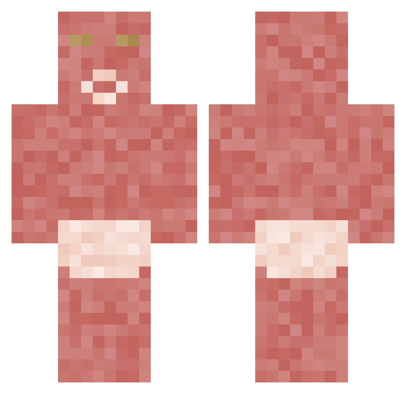 TheLisbonMaru Minecraft skin, front and back view