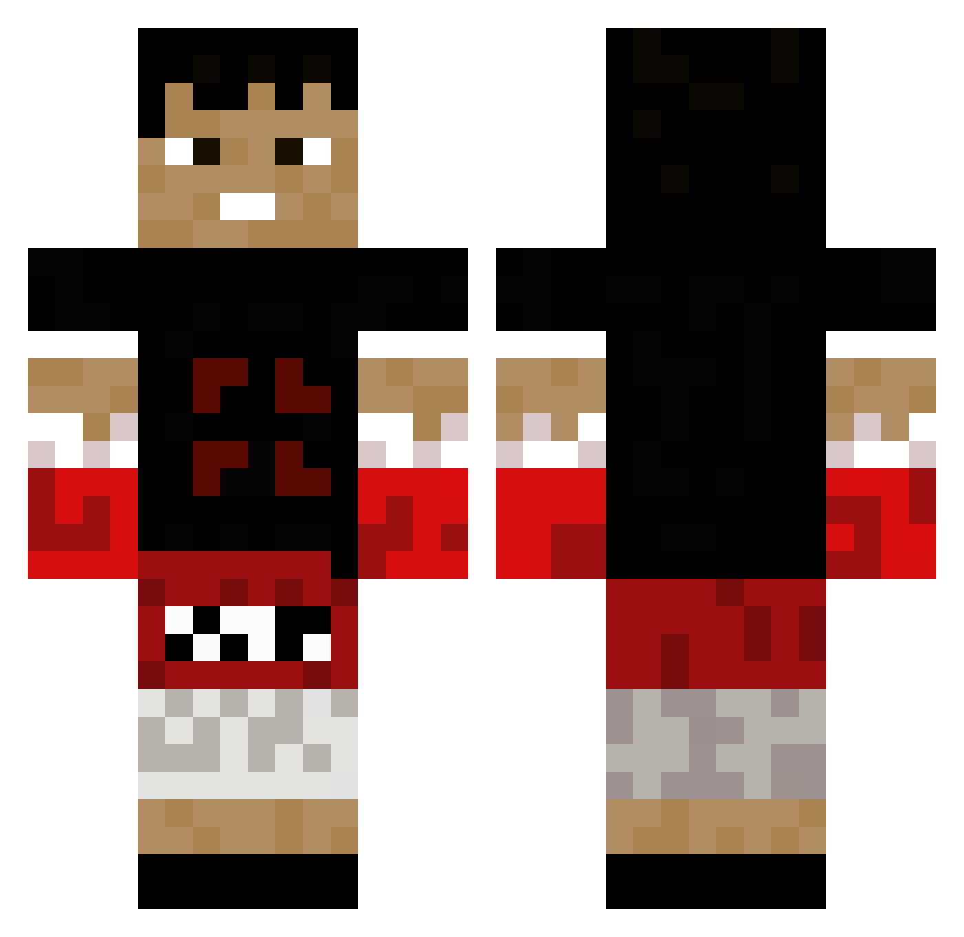 JANOS2011 Minecraft skin, front and back view