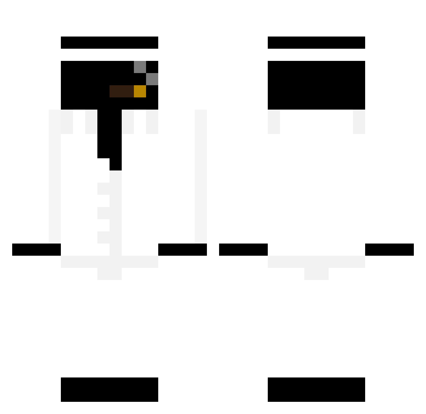 Rangoonihilism Minecraft skin, front and back view