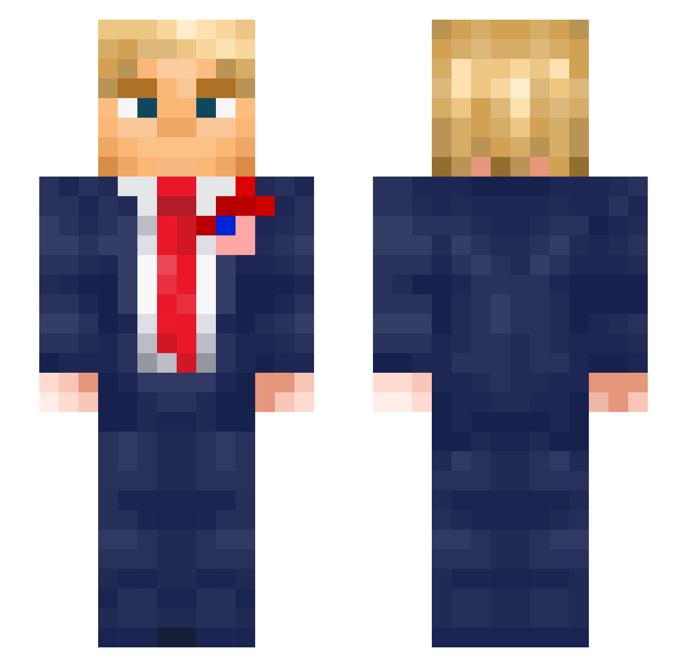 shotzzz9 Minecraft skin, front and back view
