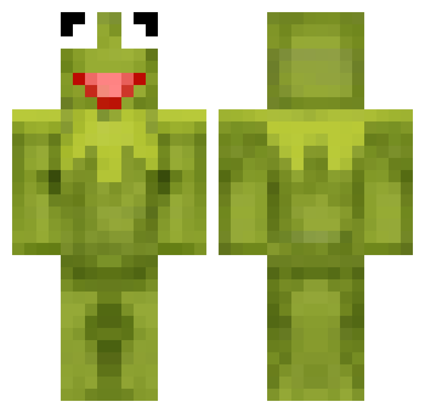 LeventisCoron Minecraft skin, front and back view