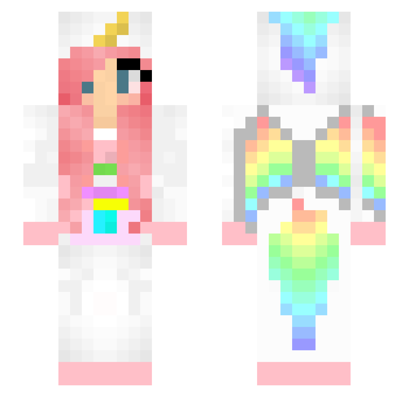 ril3yJune3 Minecraft skin, front and back view