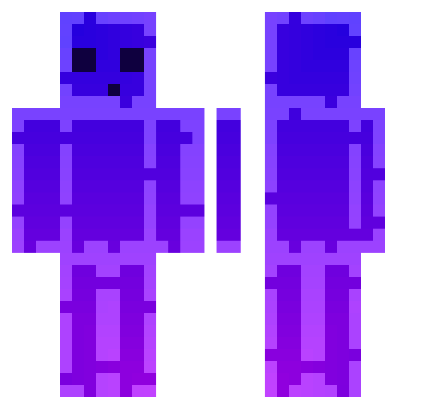 RforRiley232 Minecraft skin, front and back view