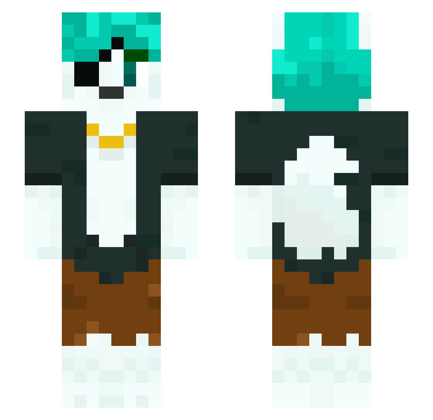 giulioskara Minecraft skin, front and back view