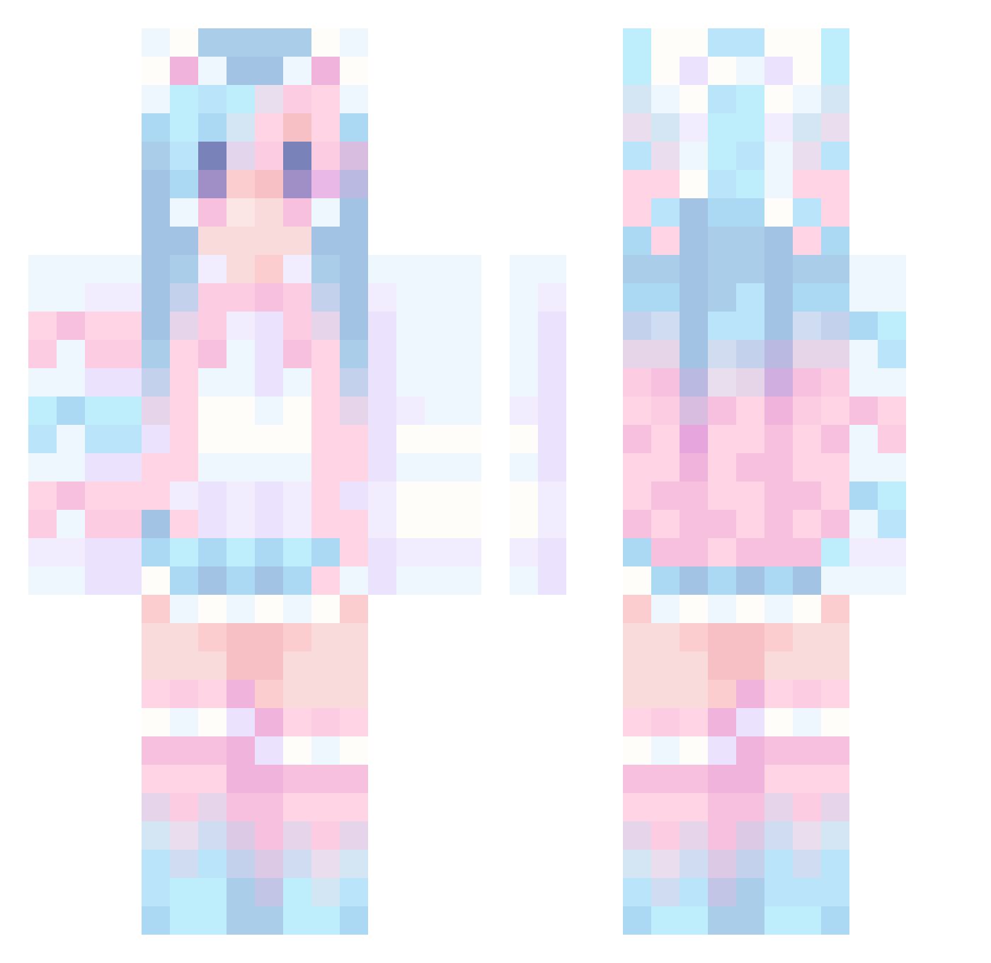 16marcin Minecraft skin, front and back view