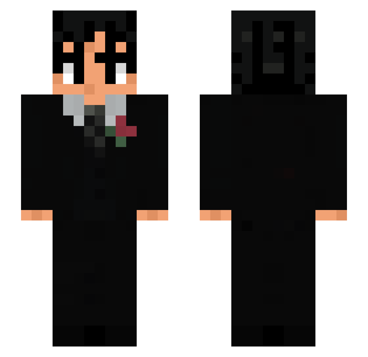 4312ms Minecraft skin, front and back view