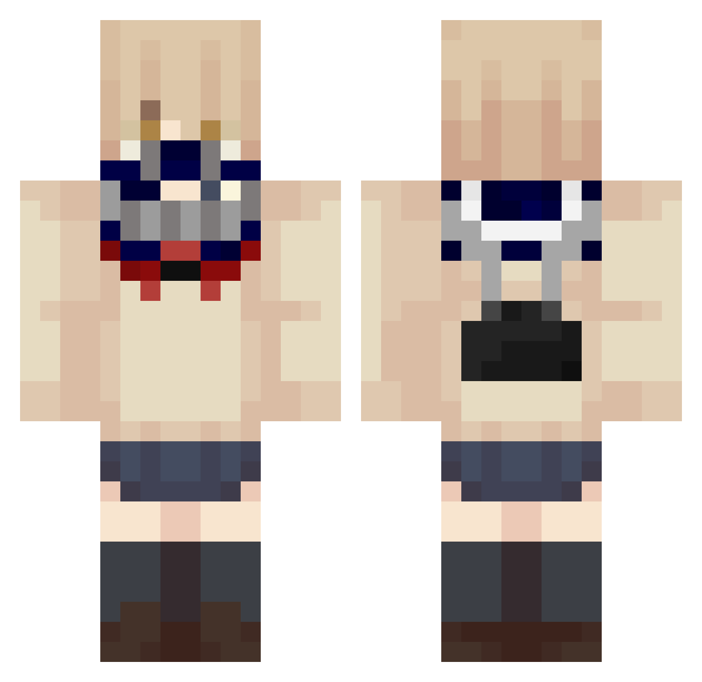 Ender__Lord123 Minecraft skin, front and back view