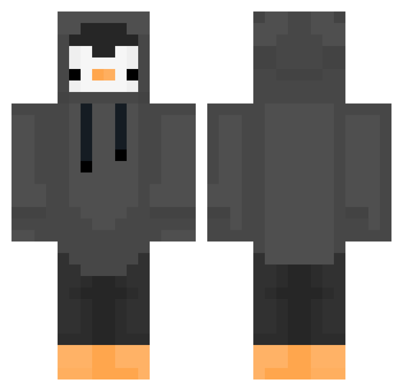 douseiai_giul Minecraft skin, front and back view