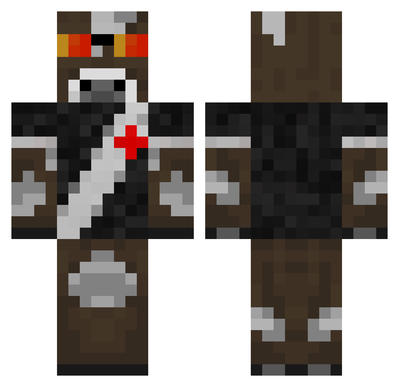 Salesc_ Minecraft skin, front and back view
