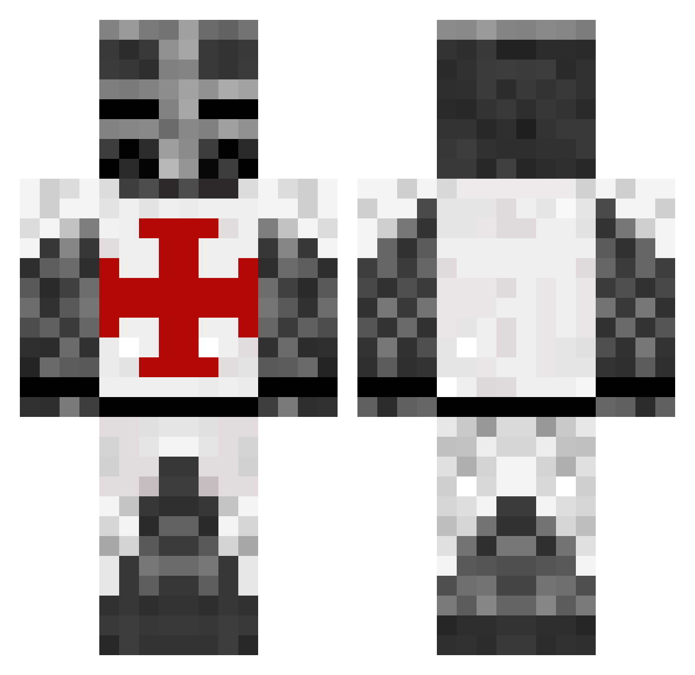 serjio71 Minecraft skin, front and back view
