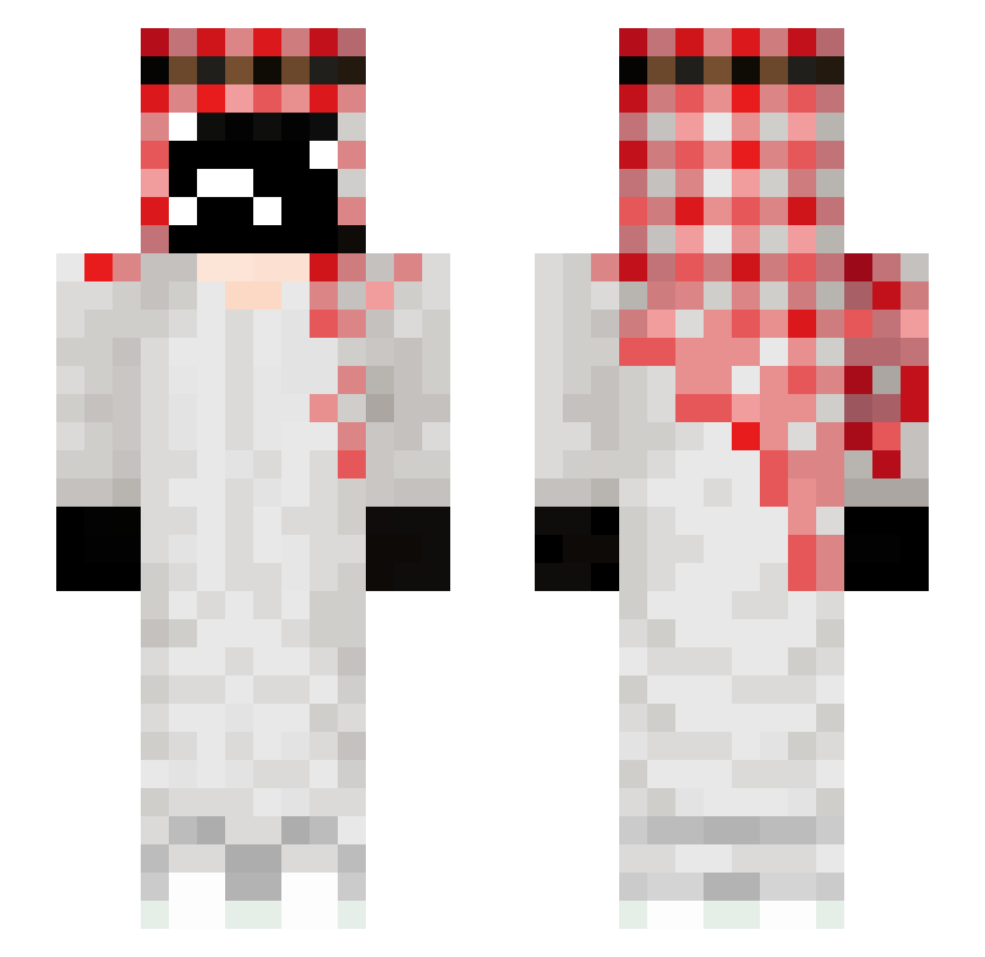 SS1GG_zxc Minecraft skin, front and back view
