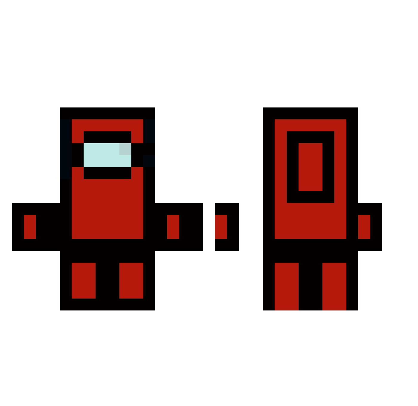 XArigattoX Minecraft skin, front and back view