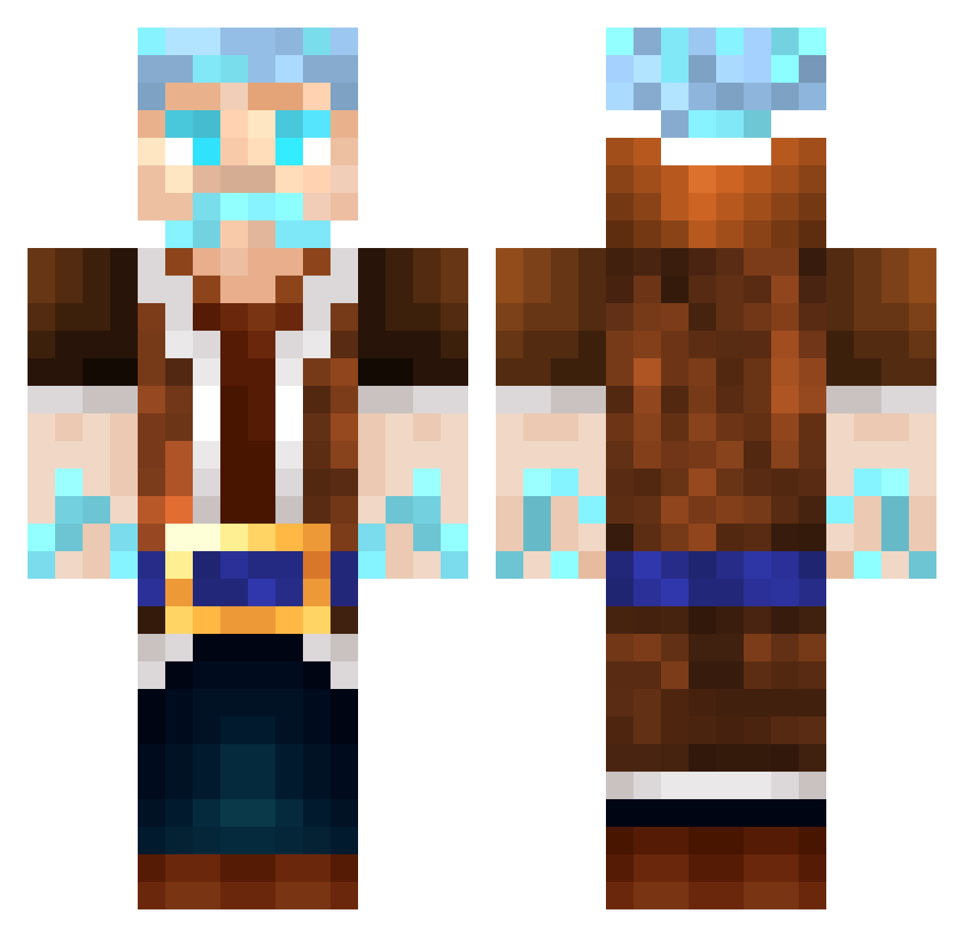 patrycja_kosiur Minecraft skin, front and back view