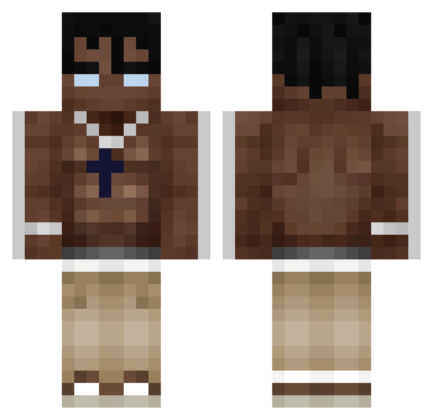 D4NIELITO_ Minecraft skin, front and back view