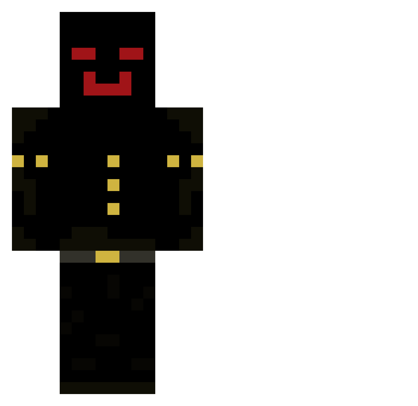 The_Real_Monkey_ Minecraft skin, front and back view