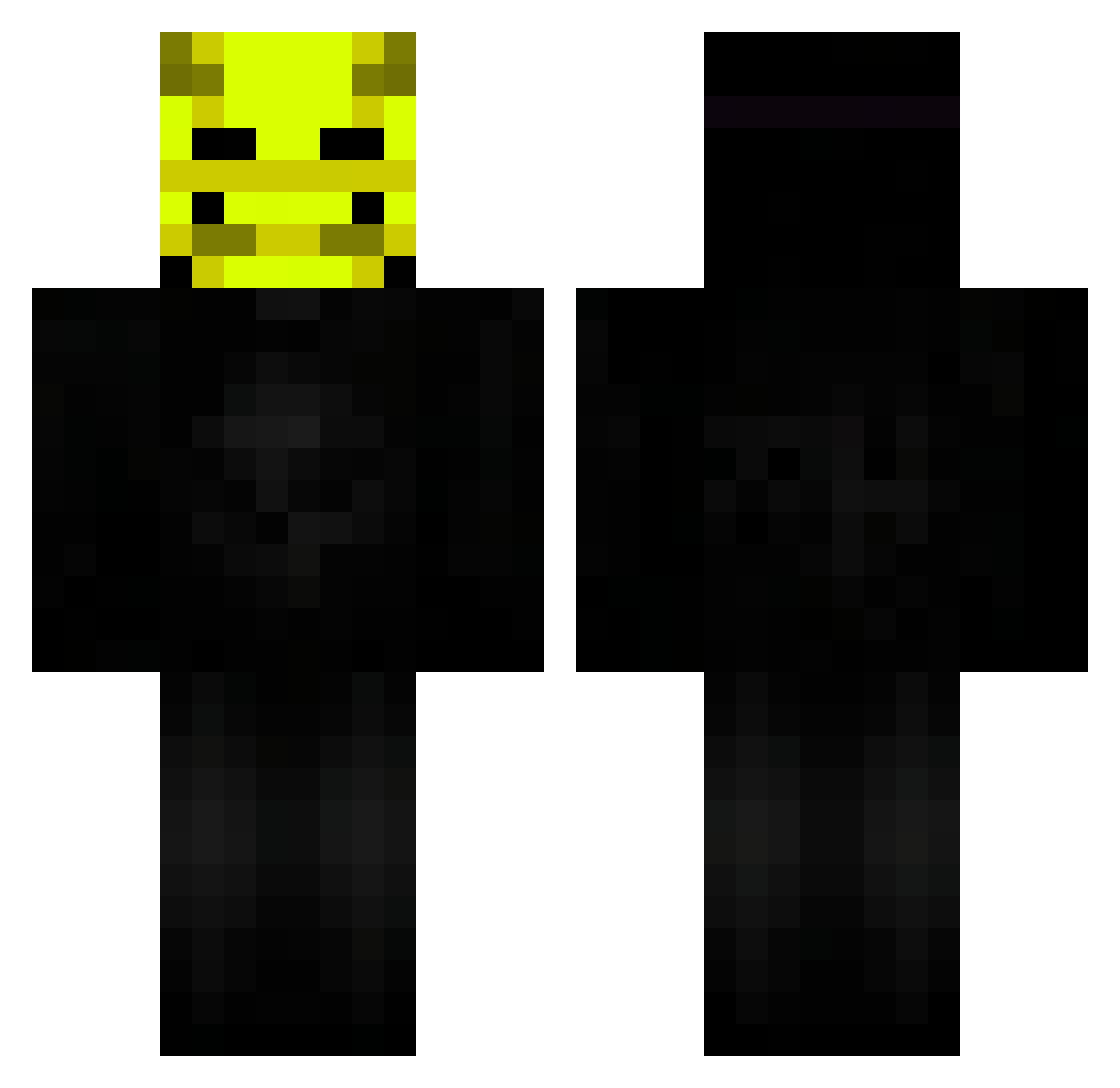 ZDEDAM1234 Minecraft skin, front and back view