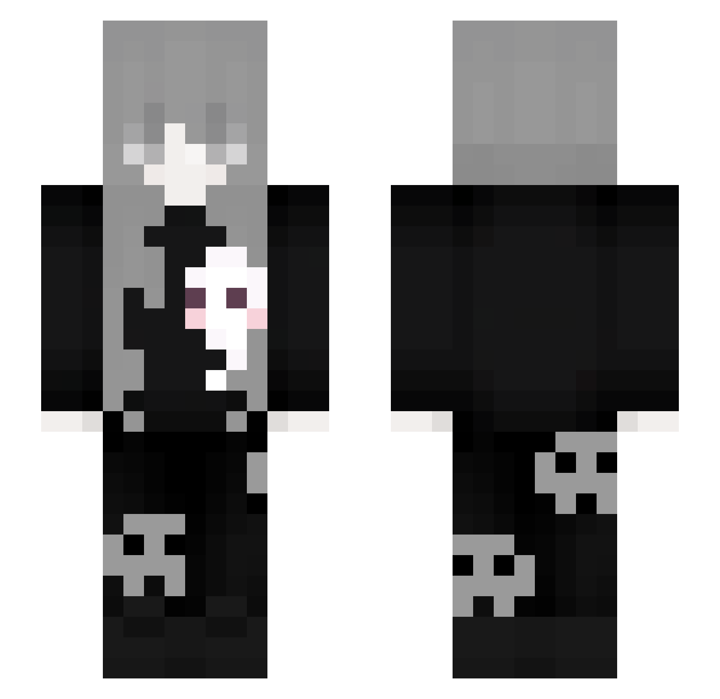 Dreadnought_22 Minecraft skin, front and back view