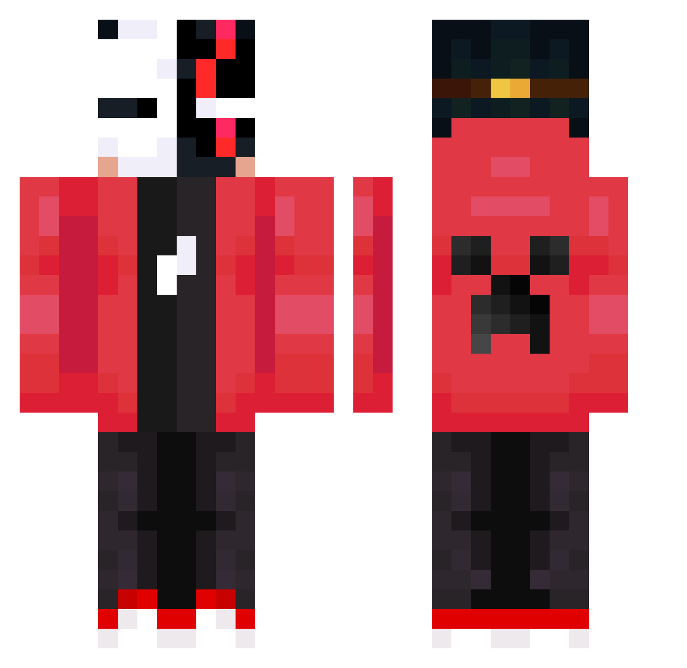 ww_nicoo Minecraft skin, front and back view
