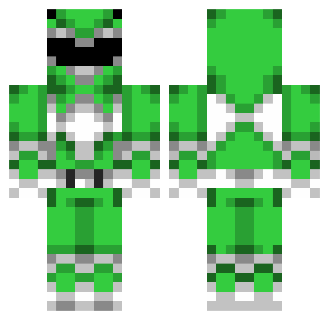 vMohammedR17 Minecraft skin, front and back view