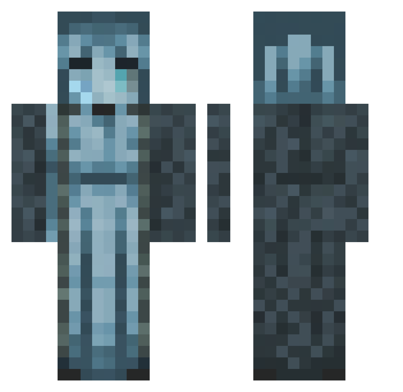 fullmugs Minecraft skin, front and back view