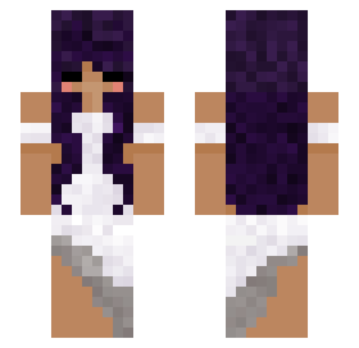 SoShleepy_ Minecraft skin, front and back view
