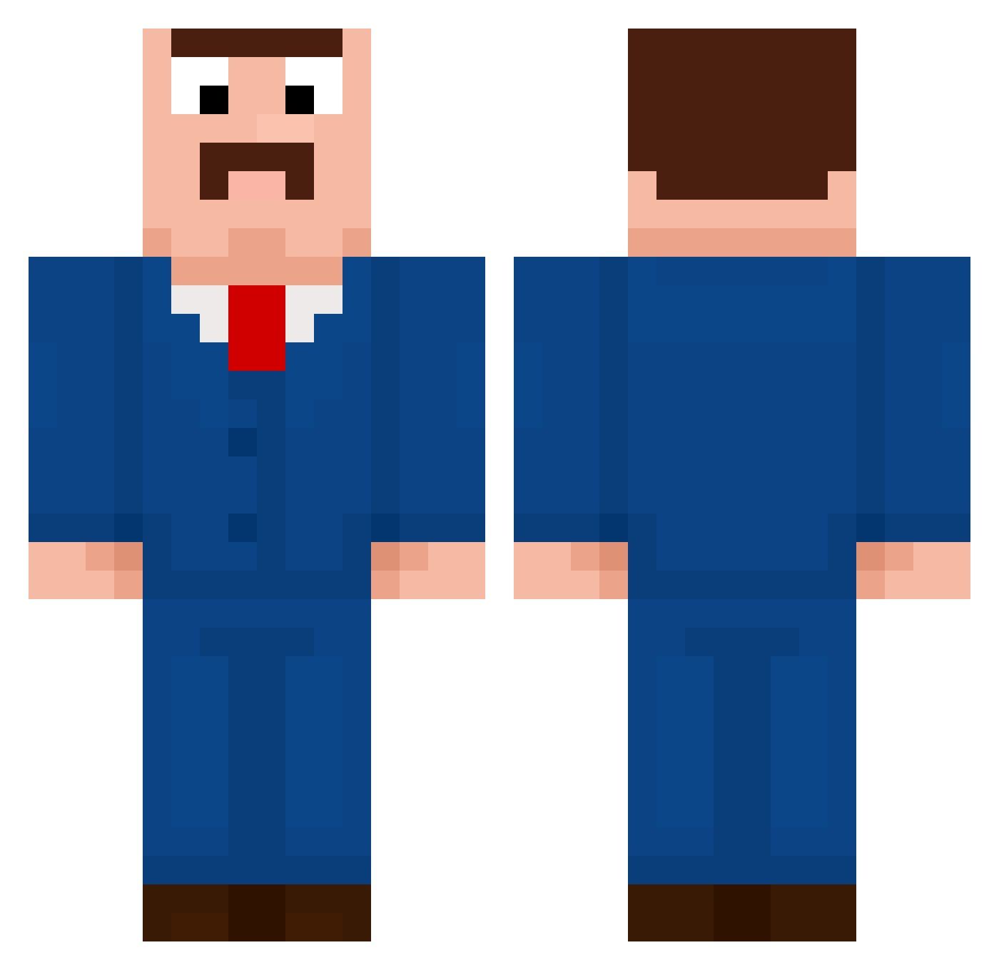 yungbokchoy Minecraft skin, front and back view