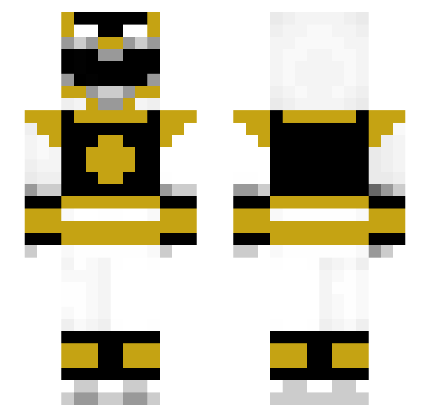 Ciannnnn Minecraft skin, front and back view