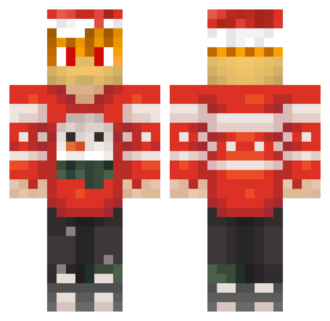 Veit_er Minecraft skin, front and back view