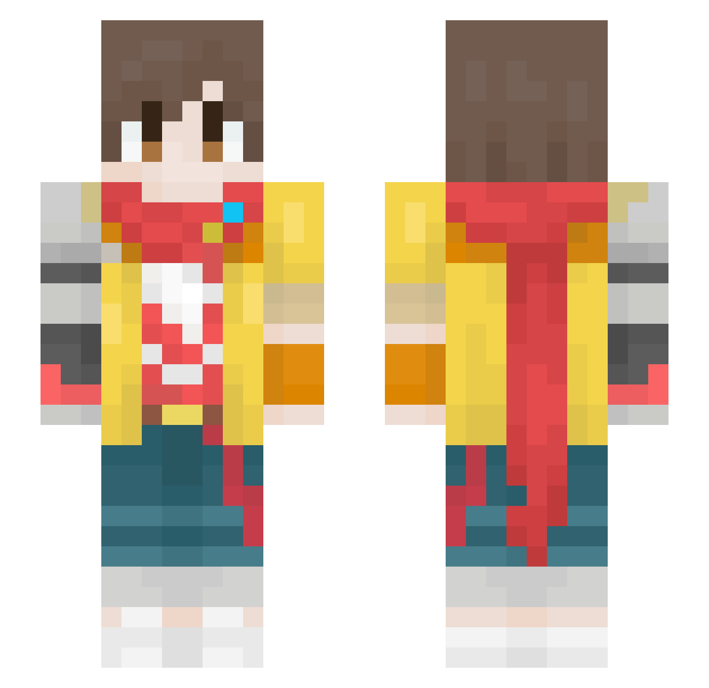 trazh_mammal Minecraft skin, front and back view