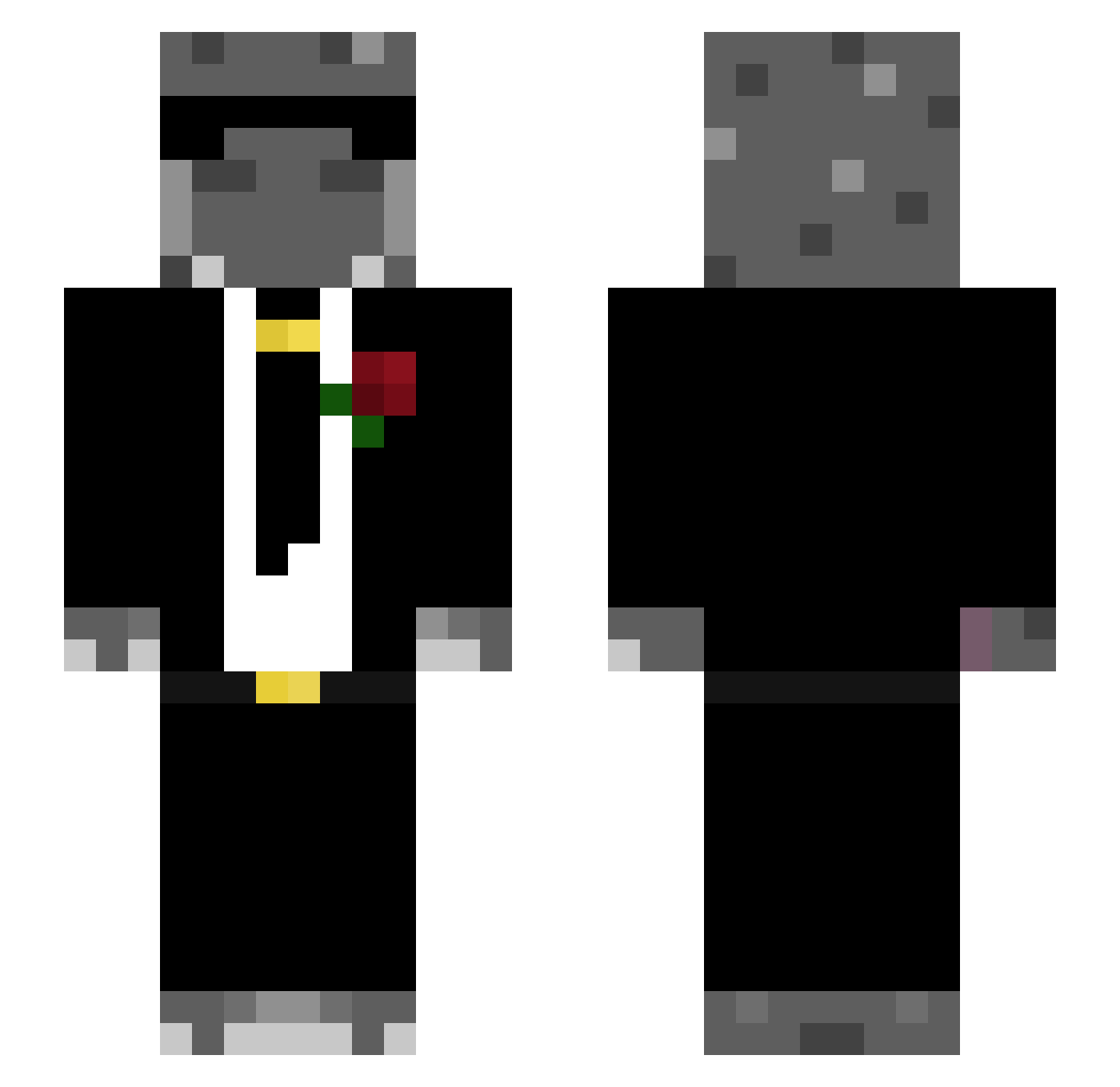 JungerJoachim Minecraft skin, front and back view