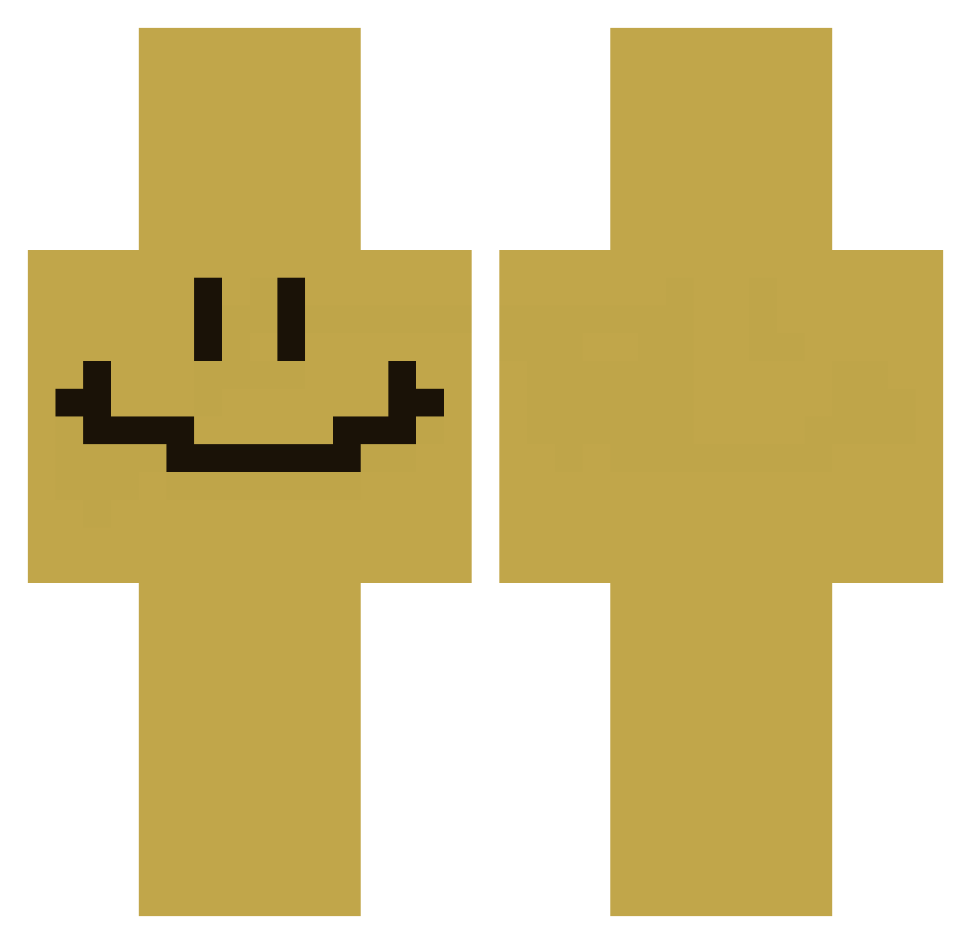 verity_verity Minecraft skin, front and back view