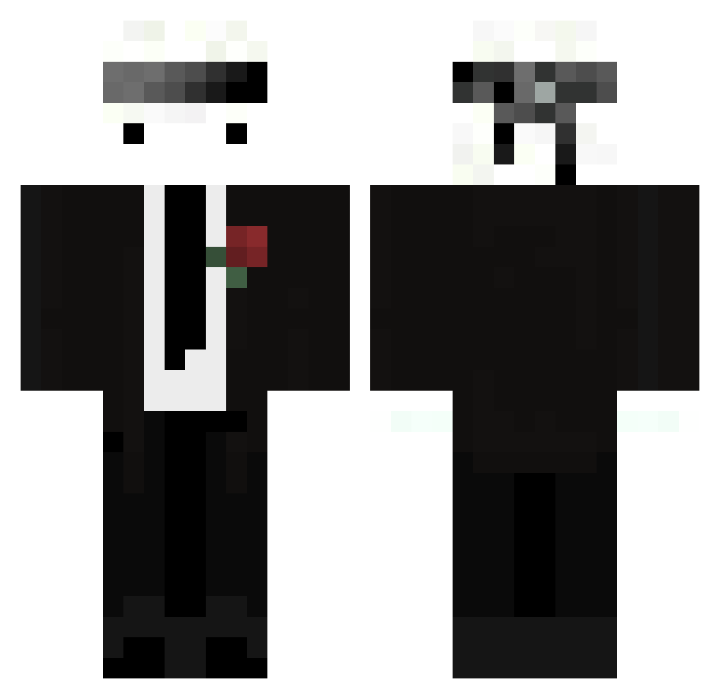 splitzzz78 Minecraft skin, front and back view
