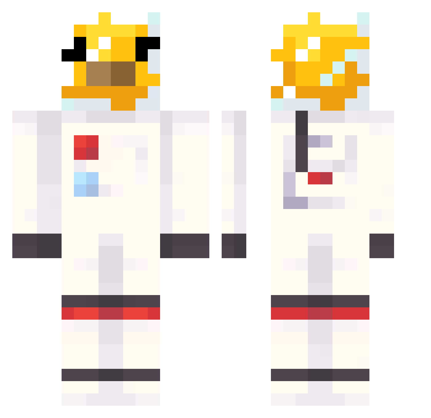 xXMagic8BallXx Minecraft skin, front and back view