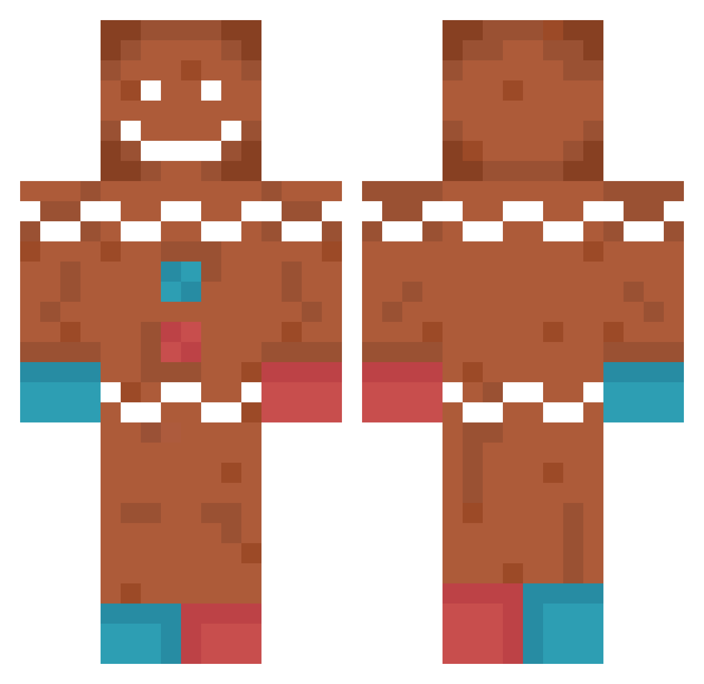 Medo_2011 Minecraft skin, front and back view