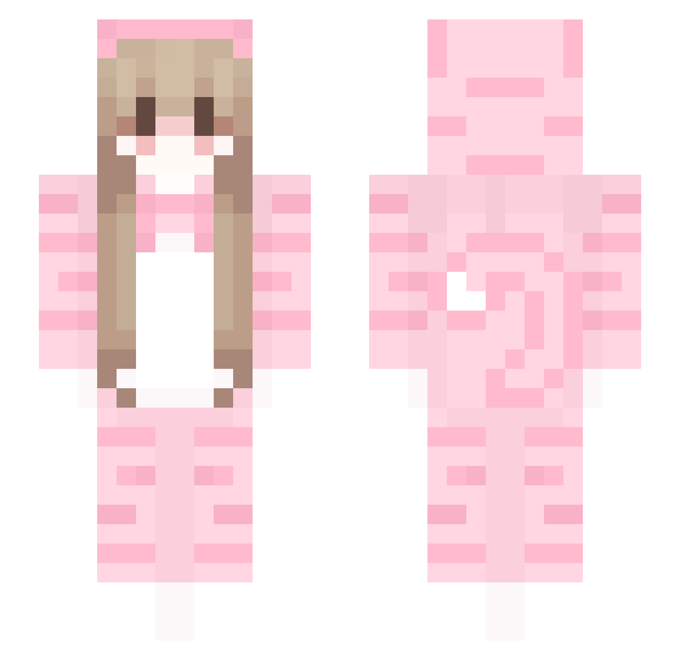 qazplm_dco520 Minecraft skin, front and back view