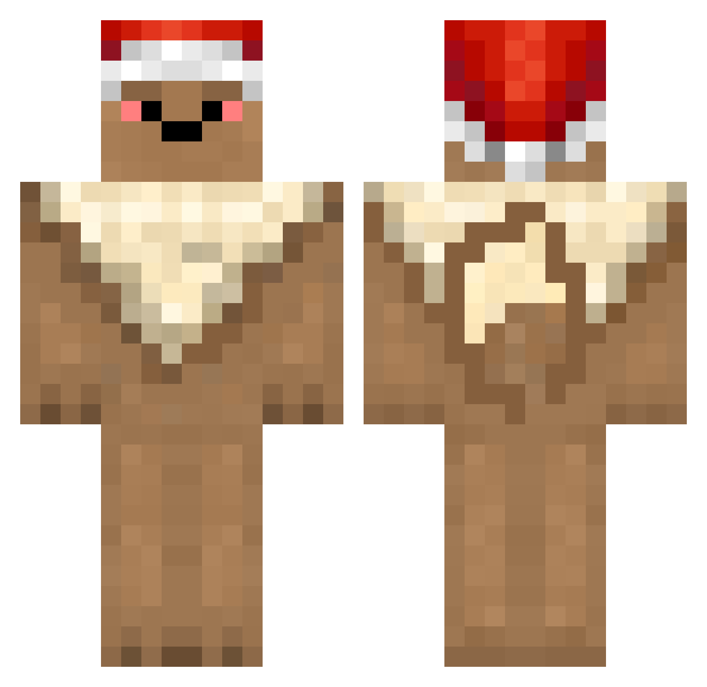 JTEO Minecraft skin, front and back view