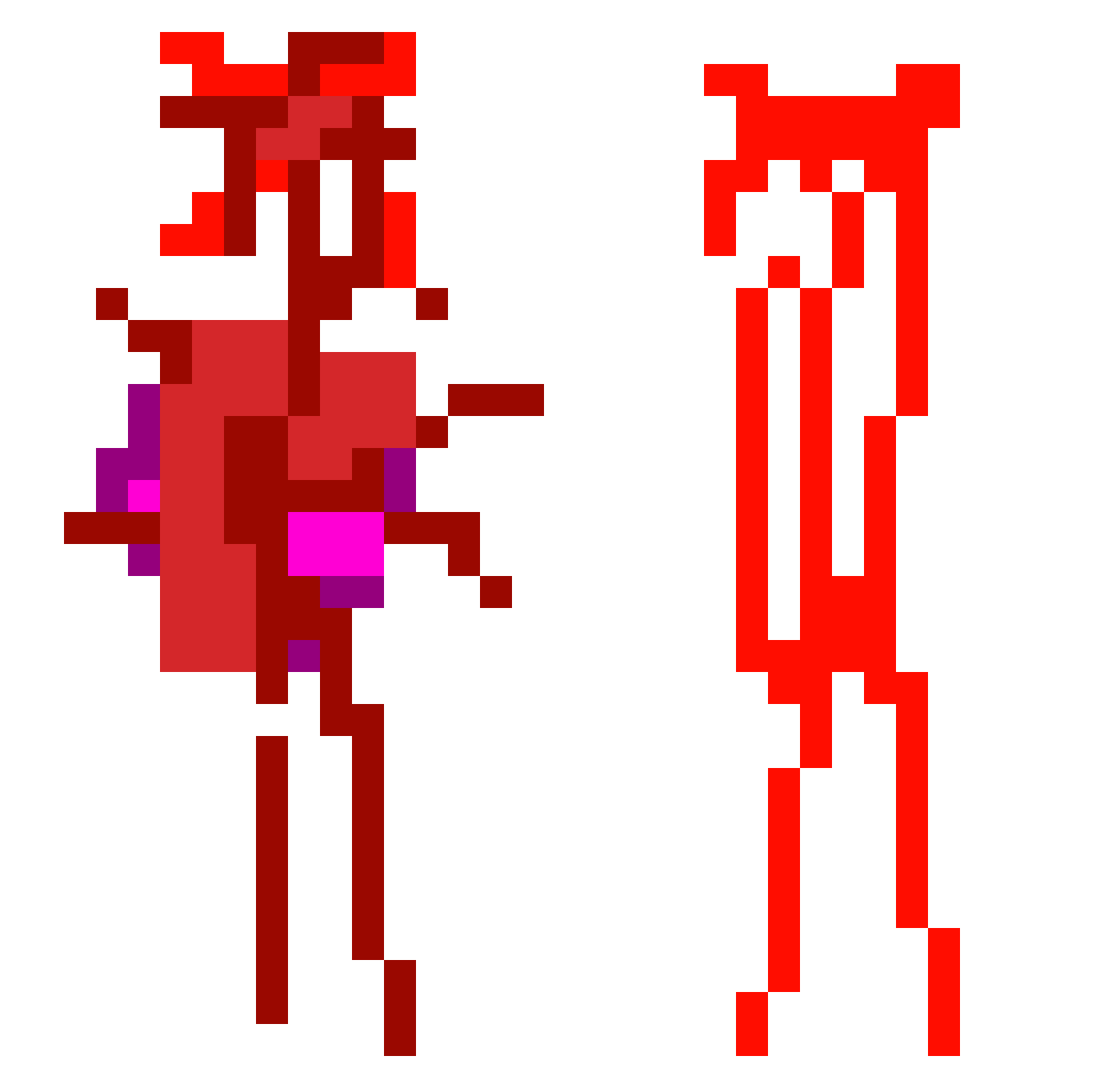 ITAYB1282 Minecraft skin, front and back view