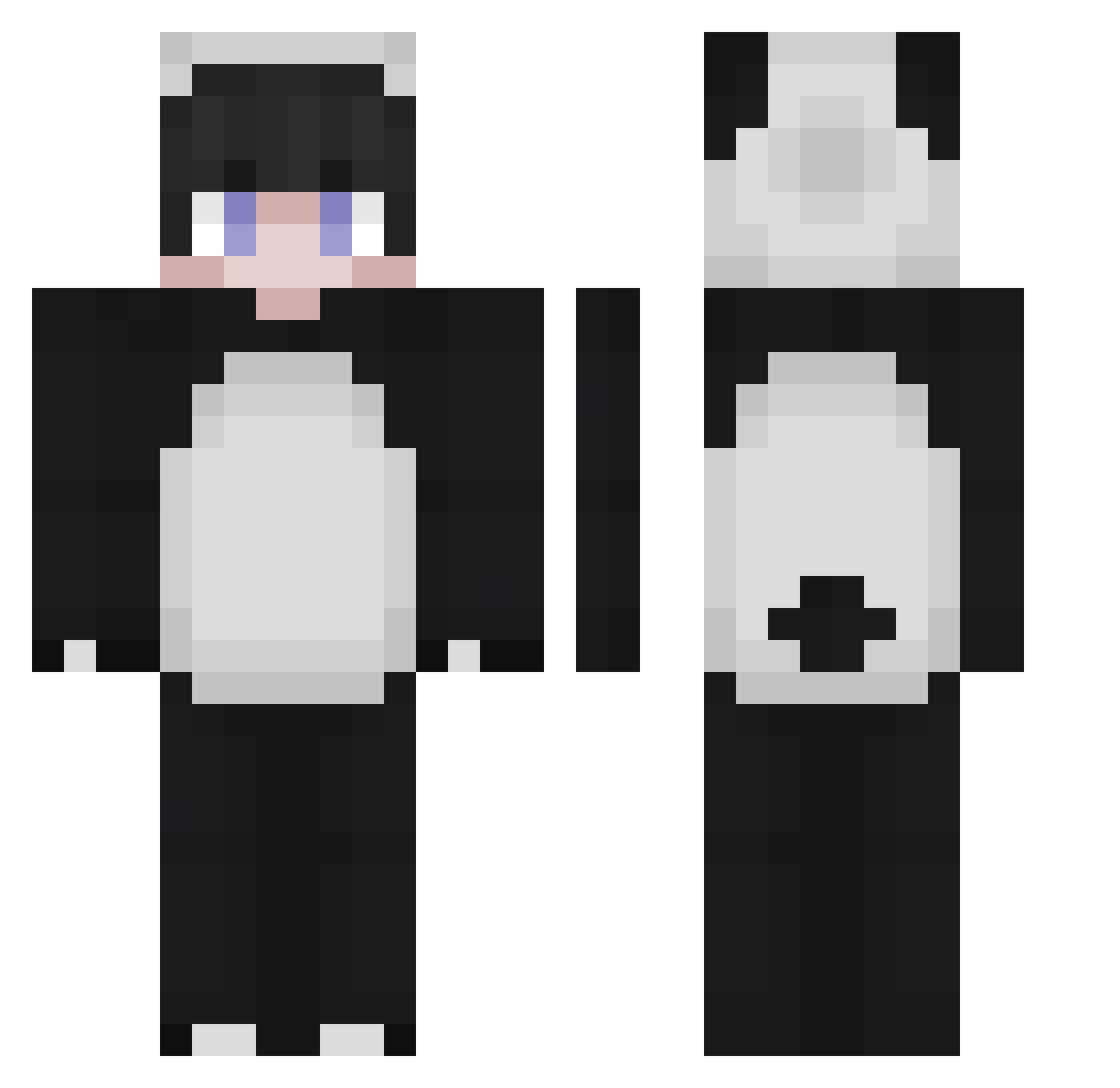 whkkk1314 Minecraft skin, front and back view