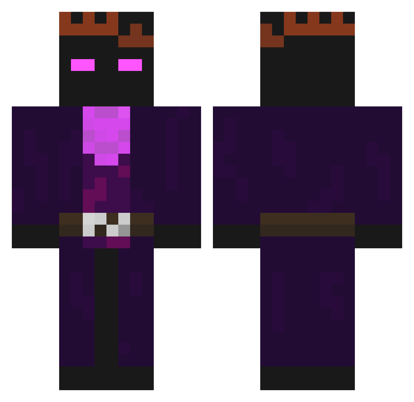 St_furrowstar Minecraft skin, front and back view