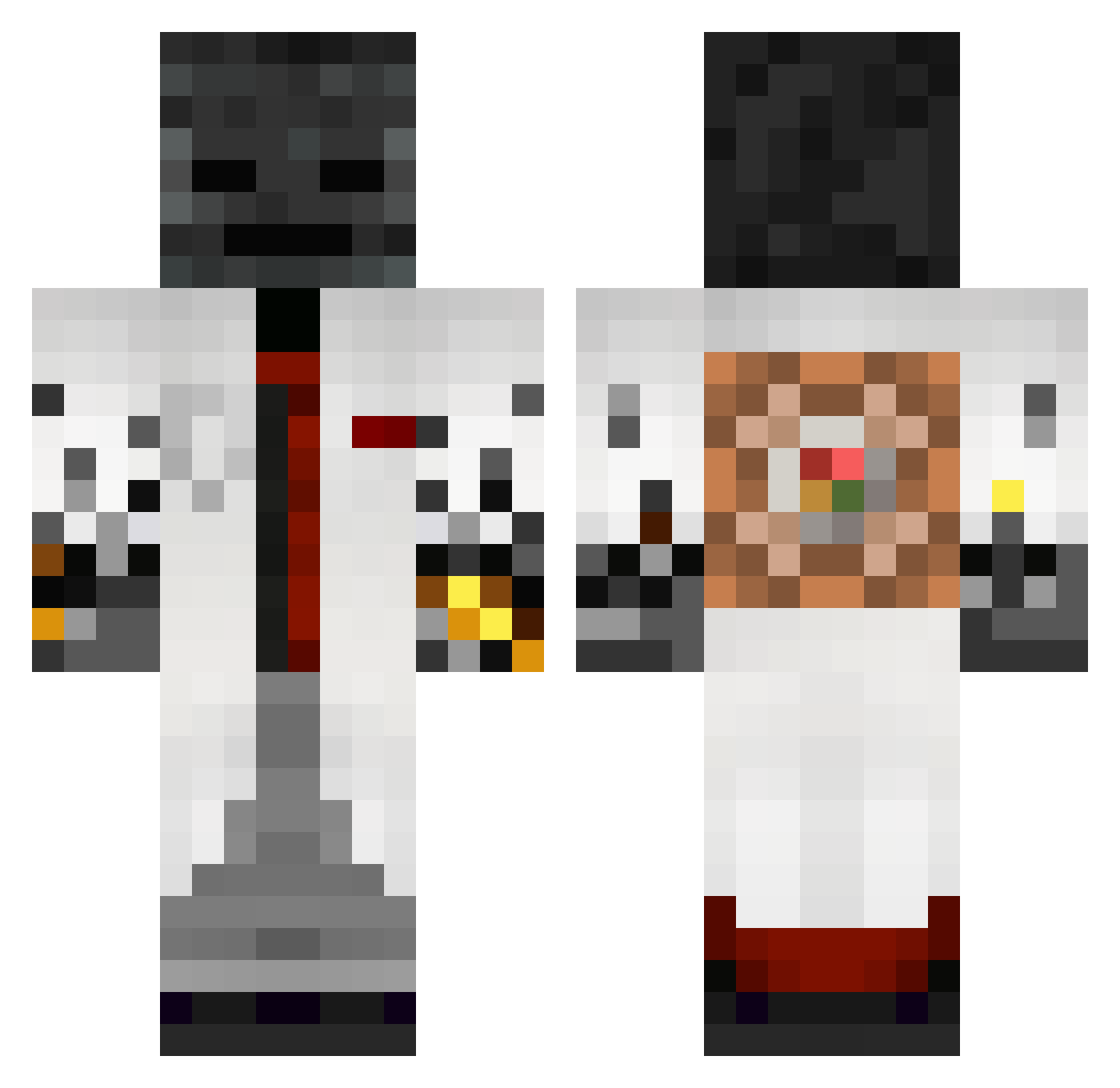 IBossitoI Minecraft skin, front and back view